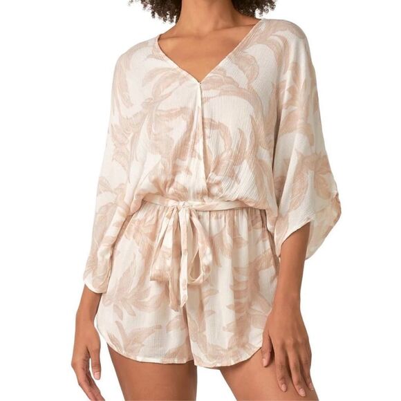 NWT Palm Print Romper Sz Small - Picture 3 of 4